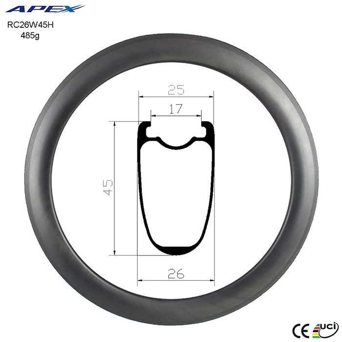 clincher bike bike rims for sales RC26W45H