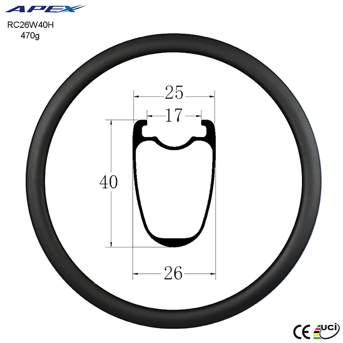 road composite bike 26-inch-bike-rims for sales RC26W40H